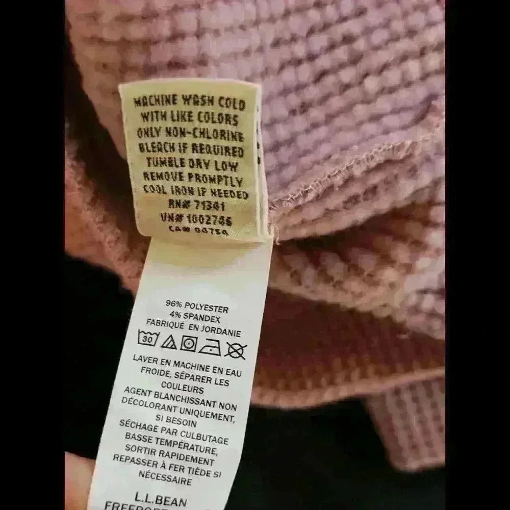 Cozy Waffle Knit Turtleneck Pullover - L.L. Bean - Picture 4 of 8